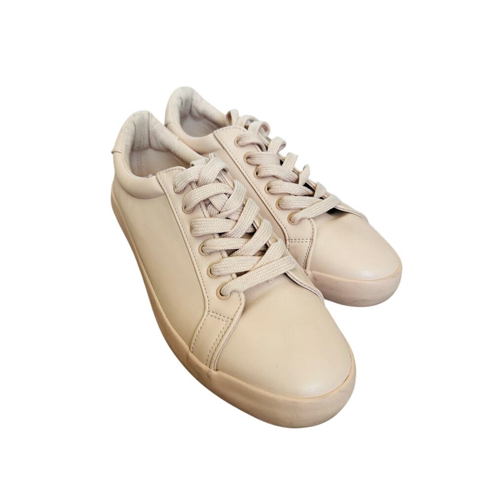 Nautica Calera 6 Beige‎ Platform Sneakers Lace Up Casual Shoes Size 9